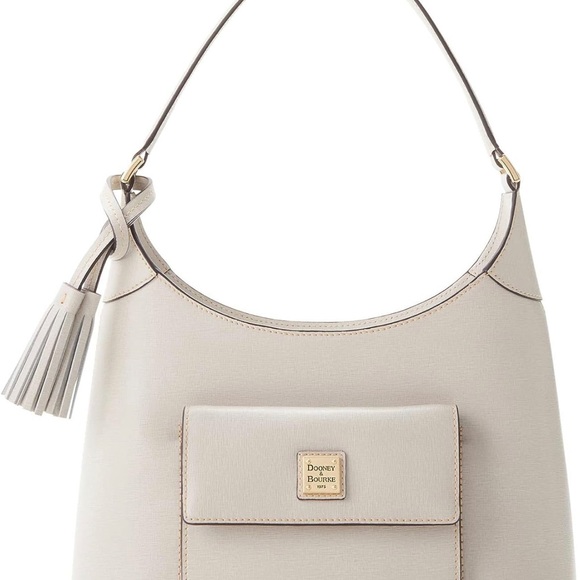 Dooney & Bourke Saffiano Hobo Small Shoulder Bag - Picture 4 of 5